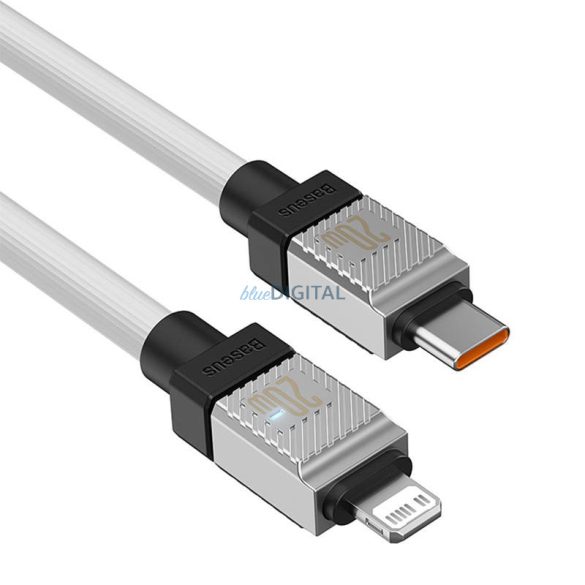 Gyorstöltő kábel Baseus USB-C a Coolplay Series 1m, 20W (fehér)