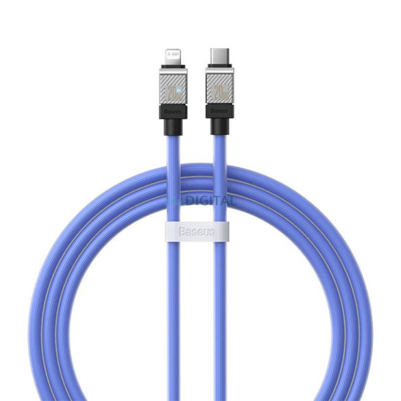 Gyorstöltő kábel Baseus USB-C a Coolplay Series 1m, 20W (lila)