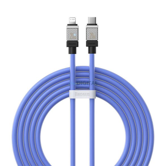 Gyorstöltő kábel Baseus USB-C a Coolplay Series 2m, 20W (lila)