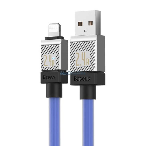 Gyorstöltő kábel Baseus USB-A Lightning CoolPlay Series 2m, 2.4A (kék)