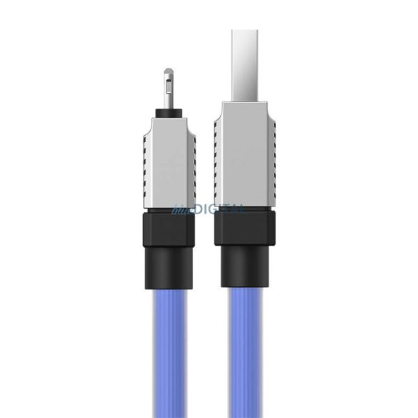 Gyorstöltő kábel Baseus USB-A Lightning CoolPlay Series 2m, 2.4A (kék)