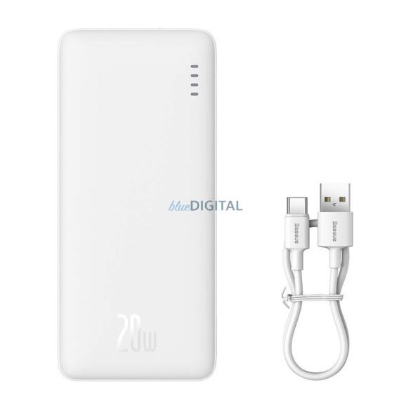 Baseus Airpow powerbank 10000 mAh 20W - fehér