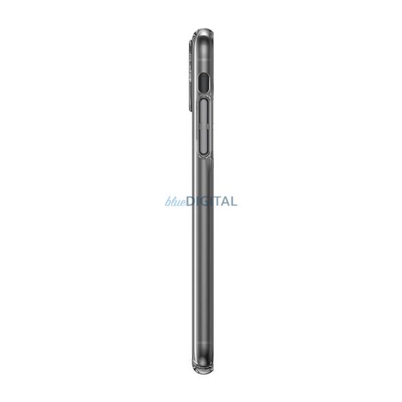 Telefon tok Baseus Magnetic átlátszó iPhone 11 Pro Max (átlátszó)teljesen edzett üvegből készült képernyővédő és tisztító készlet