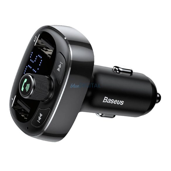 Adókészülék FM Baseus T-típusú S-09 Bluetooth (fekete)