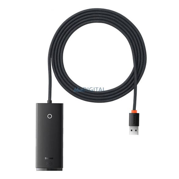 HUB adapter 4 portos USB Baseus OS-Lite 25cm (fekete)