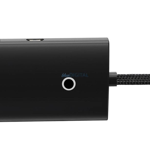 HUB adapter 4 portos USB-C Baseus OS-Lite 25cm (fekete)