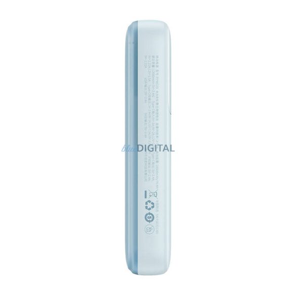 Powerbank Baseus CometUSB USB-C kábelre, 10000mAh, 22.5W (kék)