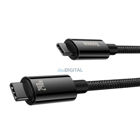 USB-C USB-C kábel Baseus Tungsten arany 240W 1m (fekete)