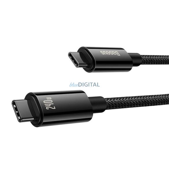 USB-C USB-C kábel Baseus Tungsten arany 240W 3m (fekete)