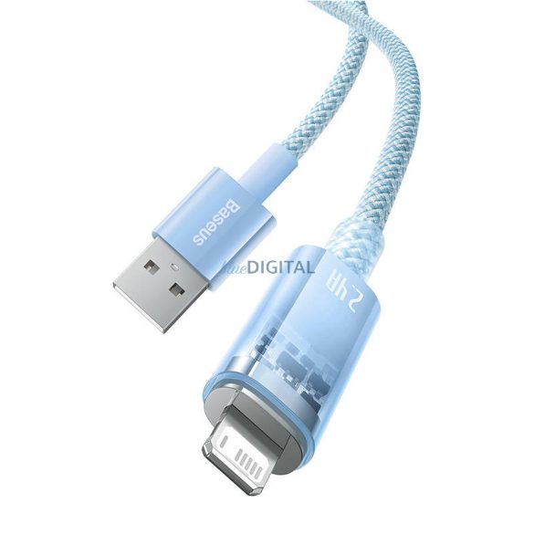 Gyors töltőkábel Baseus Explorer USB Lightning 2.4A 1M (kék)