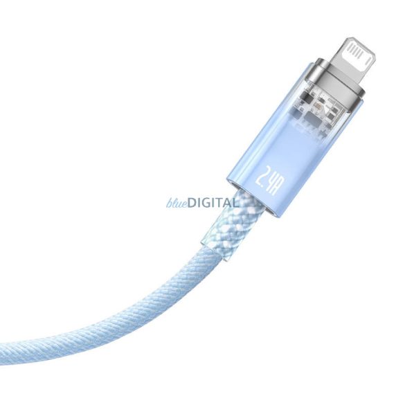 Gyors töltőkábel Baseus Explorer USB Lightning 2.4A 1M (kék)