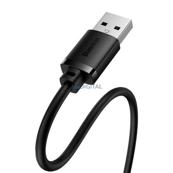 USB 2.0 hosszabbítókábel Baseus male csatlakozóról female csatlakozóra, AirJoy Series, 0,5m (fekete)