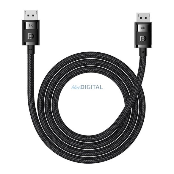 DP 8K-DP 8K kábel Baseus High Definition 2m (fekete)