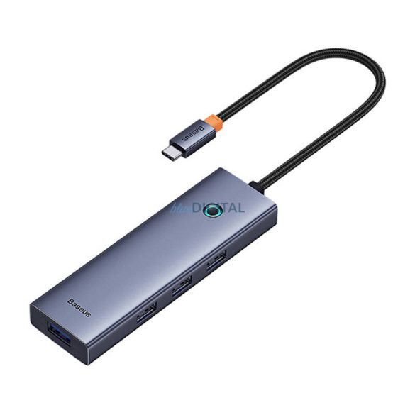 4 az 1-ben Hub Baseus UltraJoy USB-C do USB 3.0 (űrszürke)