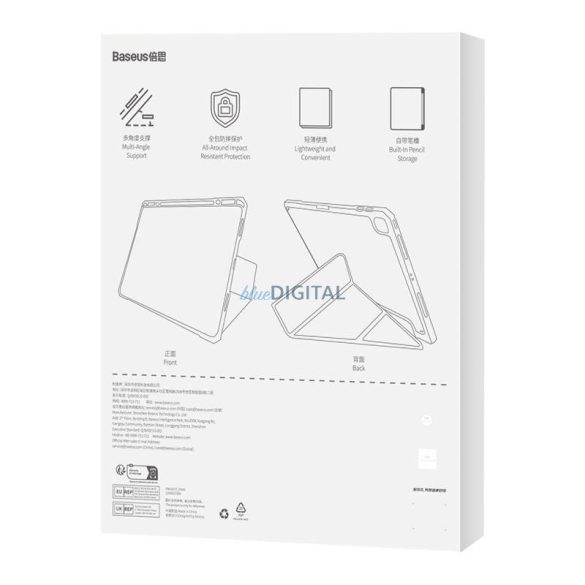 Védőtok Baseus Minimalist iPad Pro 12,9" 2020/2021/2022 (fekete)