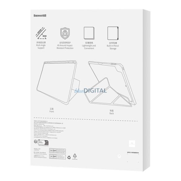 Védőtok Baseus Minimalist iPad Air 4/Air 5 10,9 hüvelyk (fekete)