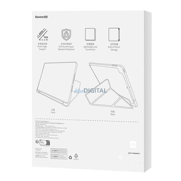 Baseus Minimalist Series IPad 10 10.2"(2019/2020/2021) védőtok (kék)