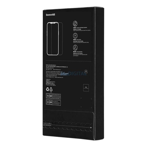 Edzett üveg Baseus CorningiPhone 13 Pro Max / 14 Plus beépített porszűrő