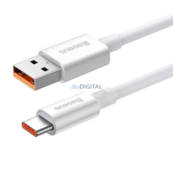 Kábel USB do USB-C Baseus Superior 100W 0.25m (fehér)