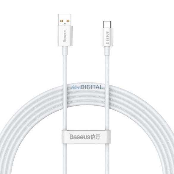 Kábel USB do USB-C Baseus Superior 100W 2m (fehér)