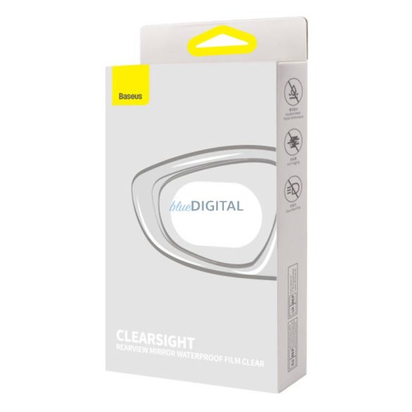 Clear Sight visszapillantó tükör vízálló fólia Átlátszó, Baseus 2 db-os csomagban