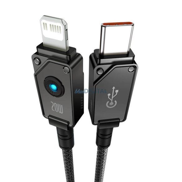 Gyors töltőkábel Baseus USB C TO IP 20A 1M (fekete)