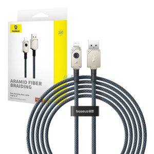 Gyorstöltő kábel Baseus USB-ről IP-re, 2,4A 2M (fehér)