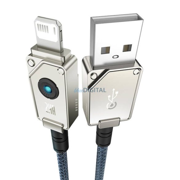 Gyorstöltő kábel Baseus USB-ről IP-re, 2,4A 2M (fehér)