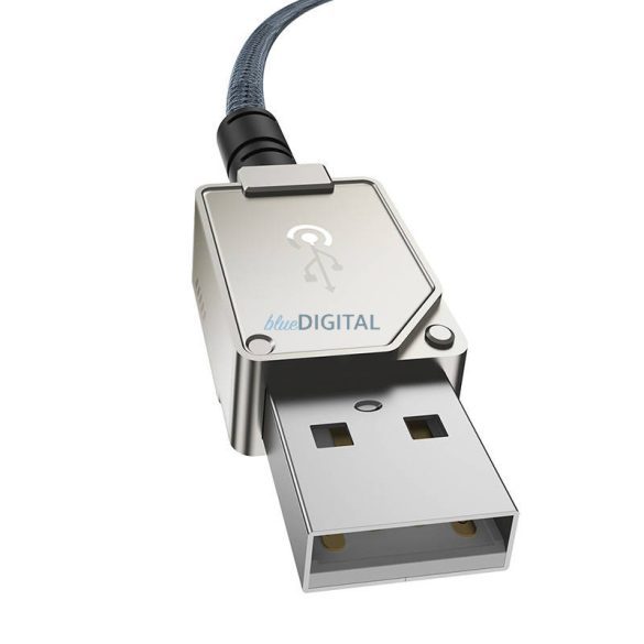 Gyorstöltő kábel Baseus USB-ről IP-re, 2,4A 2M (fehér)