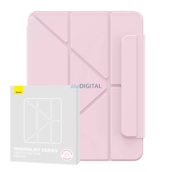 Baseus Minimalist mágneses tok iPad Pro 11″ (2018/2020/2021/2022), (babarózsaszín)