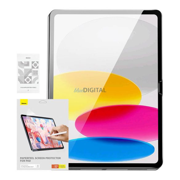 Baseus Paperfeel film iPad 10 (2022) 10.9″, átlátszó fólia