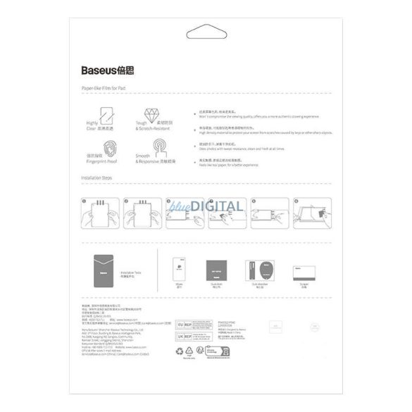 Baseus Paperfeel film iPad mini6 8,3″, átlátszó fólia