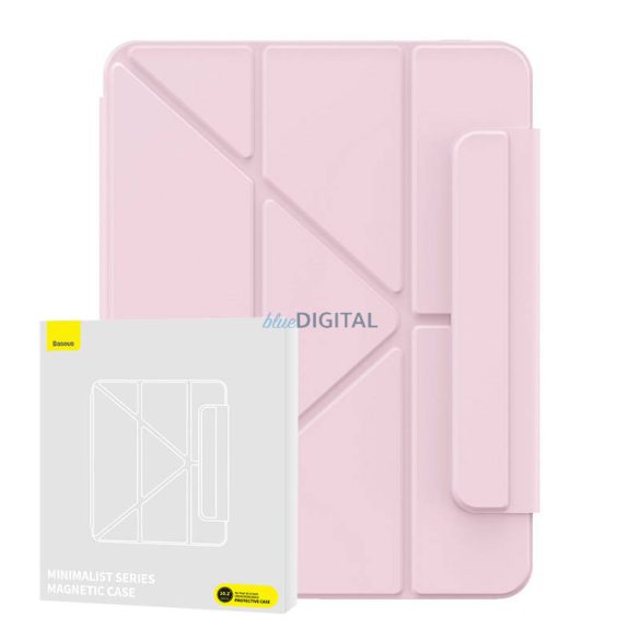 Baseus Minimalist mágneses tok iPad 10.2″ (2019/2020/2021)(baby pink)