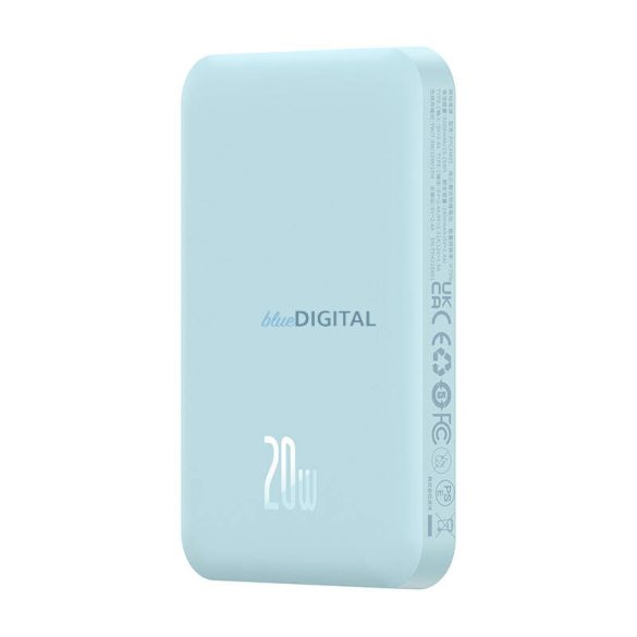 Mágneses Mini Powerbank Baseus 5000mAh 20W (kék)