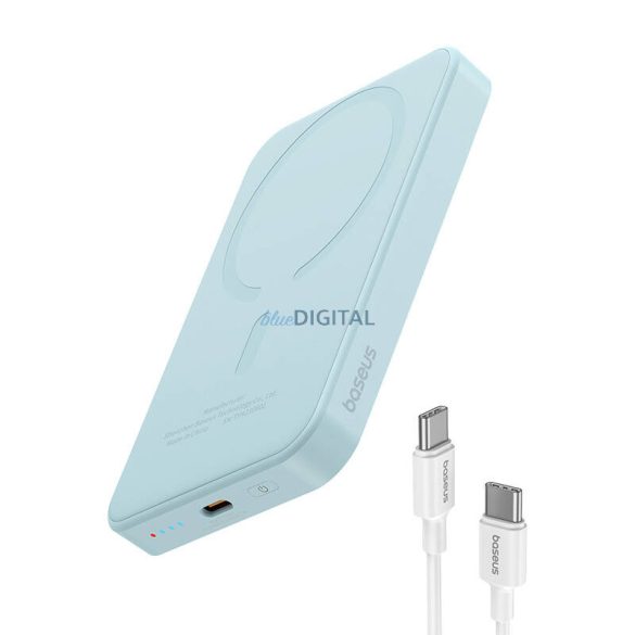 Mágneses Mini Powerbank Baseus 5000mAh 20W (kék)