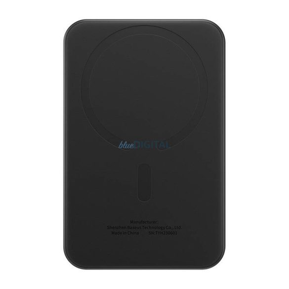 Mágneses Mini Powerbank Baseus 5000mAh 20W (fekete)