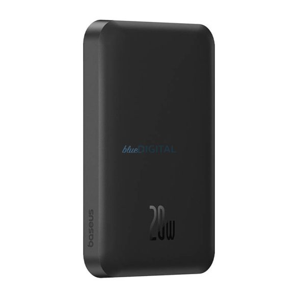 Mágneses Mini Powerbank Baseus 5000mAh 20W (fekete)