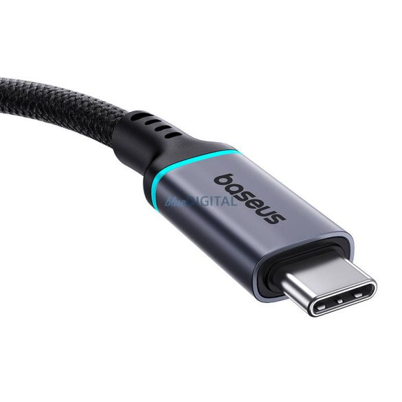 Baseus nagy felbontású hosszabbító kábel USB-C maleről nőre 10Gbps, 0,5m (fekete)