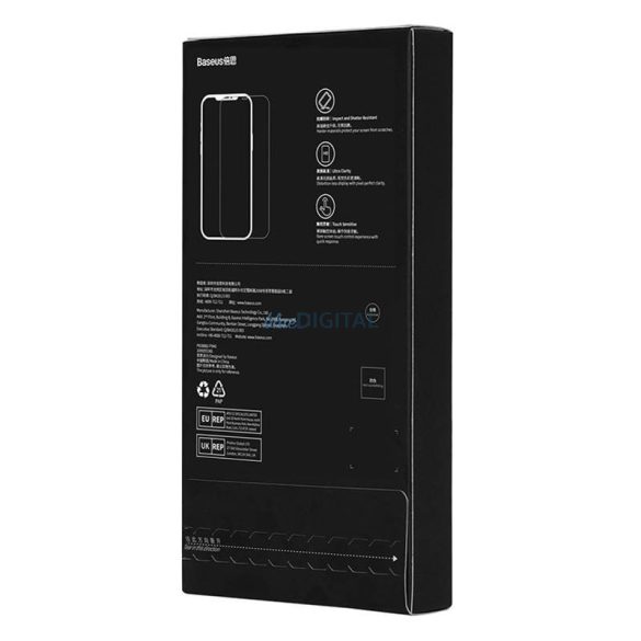 Betekintésvédelemmel ellátott Edzett üveg Baseus Crystal Series Iphone 14 PRO