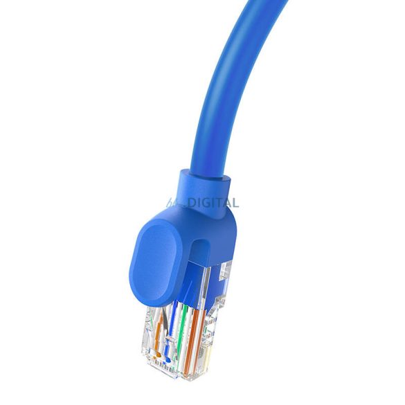 Kerek kábel Baseus Ethernet RJ45, Cat.6, 5m (kék)