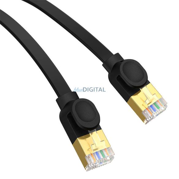 Baseus Cat 7 10Gb Ethernet RJ45 kábel 5m fekete