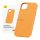 Telefontok iPhone 15 Plus Baseus Fauxther Series (narancssárga)