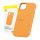 Telefontok iPhone 15 Pro Baseus Fauxther Series (narancssárga)