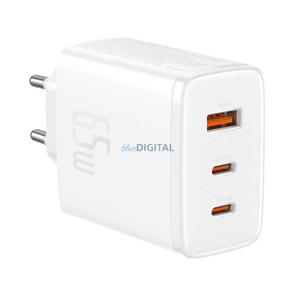 Fali töltő Baseus OS-Cube Pro 2xUSB-C + USB, 65W (fehér)