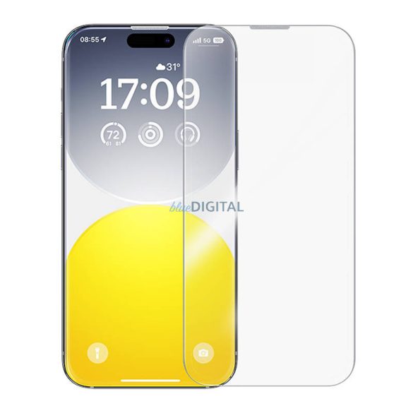 Gyémánt edzett üveg Baseus 0.3mmiPhone 15Pro