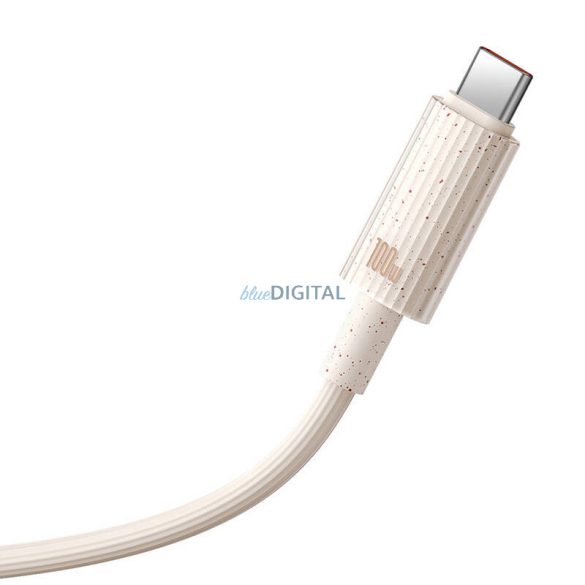 Gyorstöltő kábel Baseus USB-ről USB-C Habitat Series 1m 100W (rózsaszín)