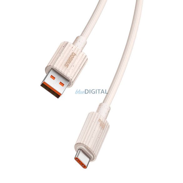 Gyorstöltő kábel Baseus USB-ről USB-C Habitat Series 1m 100W (rózsaszín)
