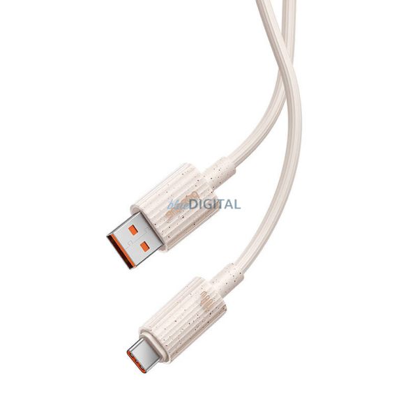 Gyorstöltő kábel Baseus USB-ről USB-C Habitat Series 2m 100W (rózsaszín)