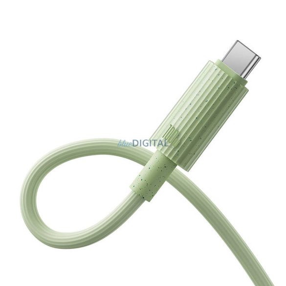 Gyorstöltő kábel Baseus USB-C USB-C Habitat Series 1m 100W (zöld)