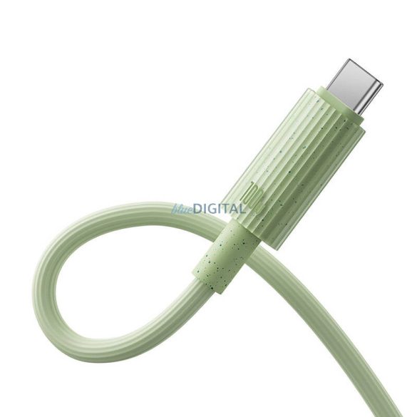 Gyorstöltő kábel Baseus USB-C USB-C Habitat Series 2m 100W (zöld)